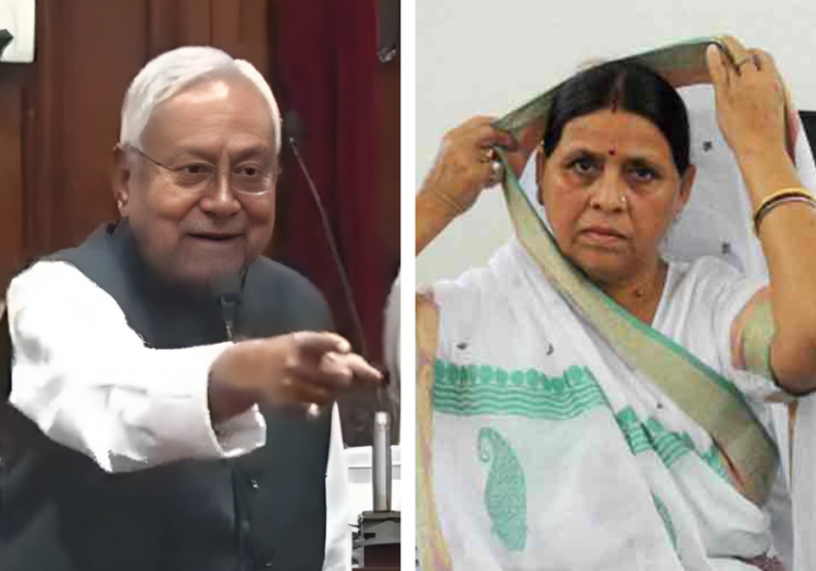 राबड़ी देवी पर भड़के CM नीतीश
